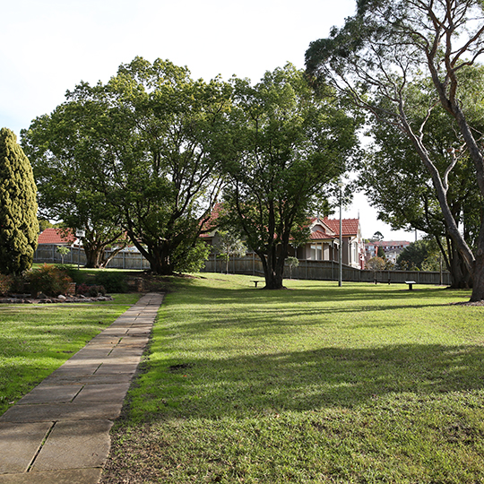 John Paton Reserve park view